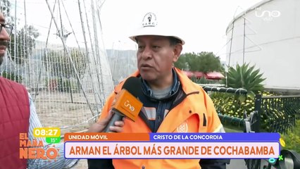 Cochabamba vive la Navidad: Arman el árbol más grande del país y Emavra última con adornos