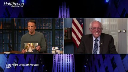 Bernie Sanders Reacts to Viral Inauguration Memes | THR News