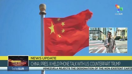 China, pres. Xi held phone talk with U.S. counterpart Trump