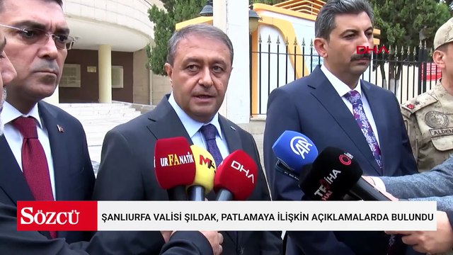 Şanlıurfa Valisi Şıldak, Şanlıurfa Adliyesi'ndeki patlamaya ilişkin açıklamalarda bulundu