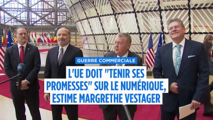 L'UE doit "tenir ses promesses" sur les règles numériques, déclare Margrethe Vestager à Euronews