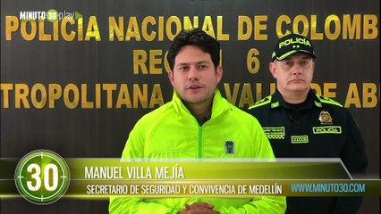 Autoridades de Medellín capturaron a dos hombres armados en Manrique