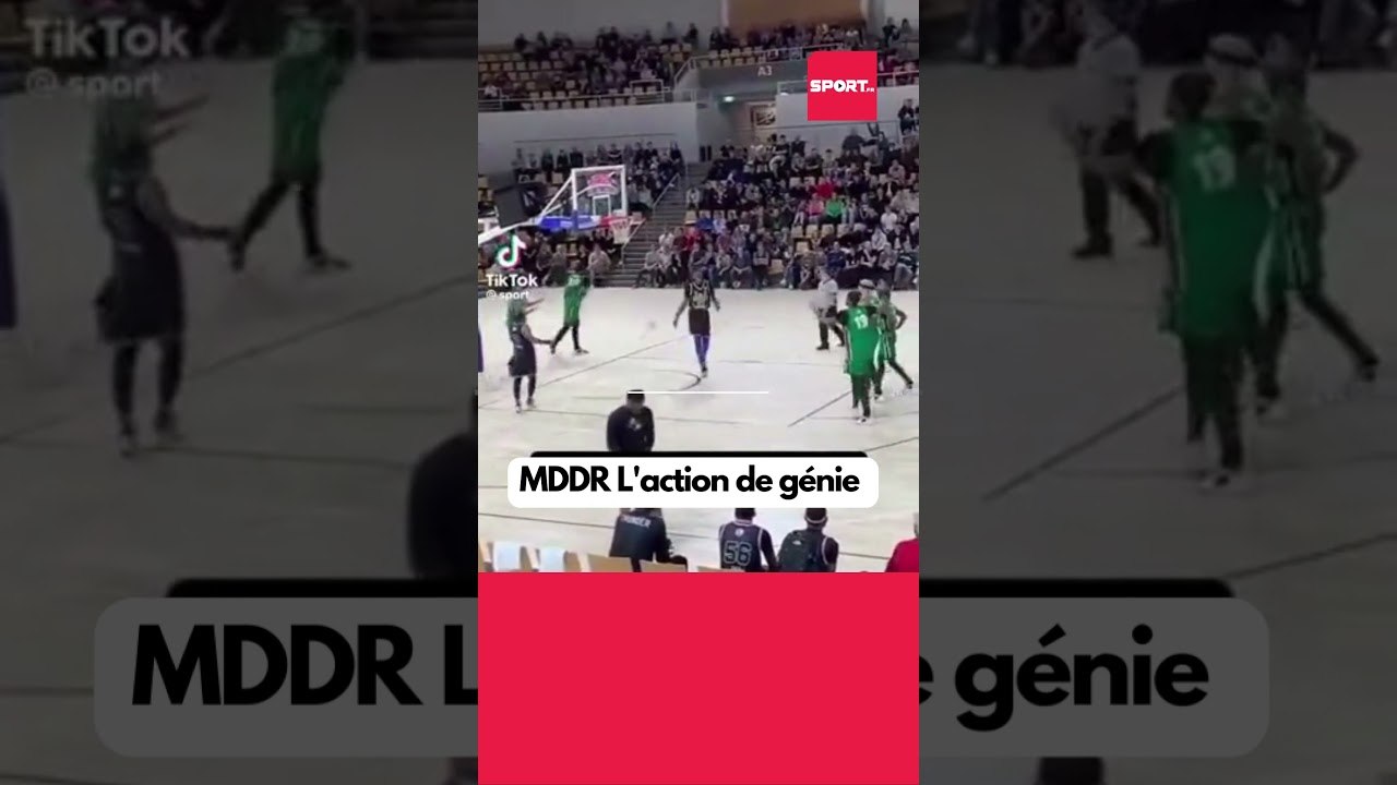 MDDR L'action de génie #basket #sports #foryou #mdr #tiktok #lol #funnyvideo #genie