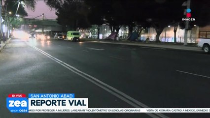 Reporte vial: Así luce esta mañana Calzada San Antonio Abad