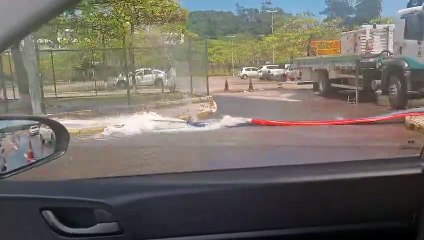 Cano estourado no CIC