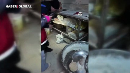 Zonguldak'ta aykırı koşullarda pide imalatı! İşletme mühürlendi