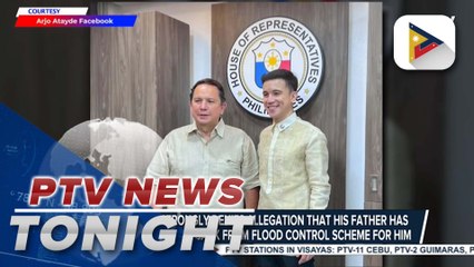 QC 1st District Rep. Atayde arrives at ICI; strongly denies allegation that his father has been receiving kickback from flood control scheme for him