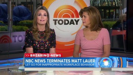 Matt Lauer Fired from NBC News, Accused of "Inappropriate Sexual Behavior" by Colleague | THR News