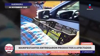 Campesinos reparten productos a afectados por bloqueo en Guerrero | DPC con Paola Rojas