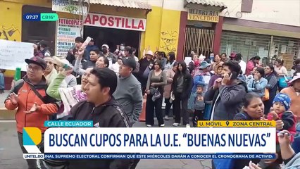 Disputa entre padres de familia; los turnos mañana y tarde reclaman cupos para sus hijos en el colegio Buenas Nuevas