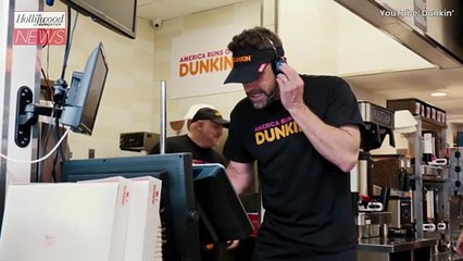 Jennifer Lopez Is Confused by Ben Affleck Working a Dunkin’ Drive-Thru in Super Bowl Ad | THR News
