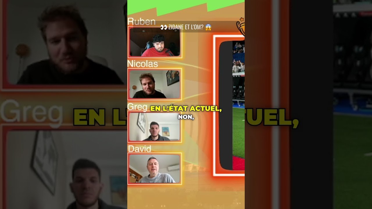 Zidane et l'OM  #foot #fifa #football