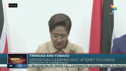 Trinidad and Tobago, opposition condemns govt. attempt to coerce freedom of expression
