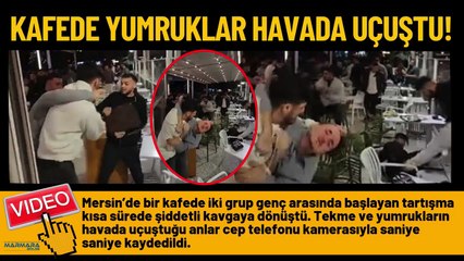 Kafede Yumruklar Havada Uçuştu!