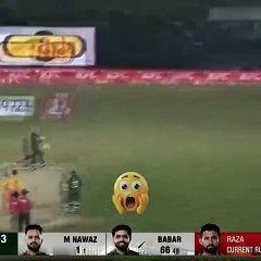 Babar azam six