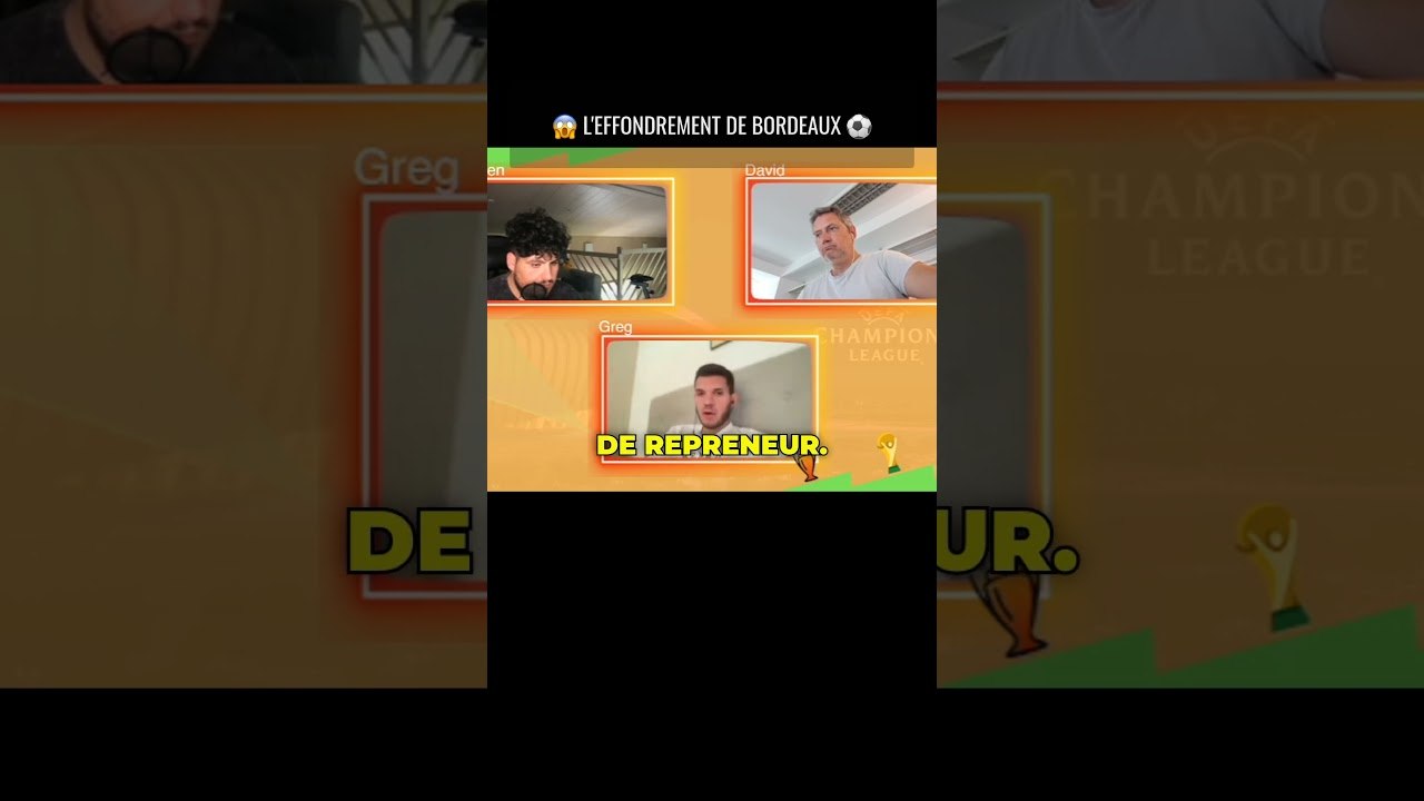 L'effondrement de Bordeaux... #foot #football #live