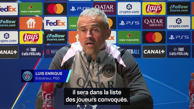 Luis Enrique : Avec Dembélé, on est plus attentifs que d'habitude