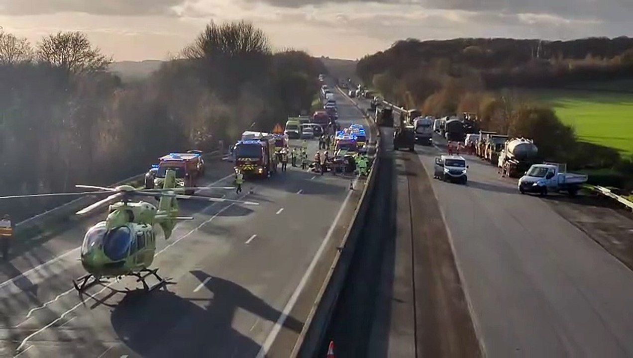 Accident sur l'A11. L'autoroute coupée entre Brou et La Ferté-Bernard : 5 blessés