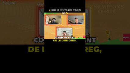 Rodri : Un très bon choix de ballon d'or #football #foot