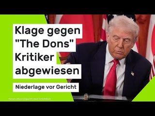 Niederlage vor Gericht - Klage gegen "The Dons" Kritiker abgewiesen