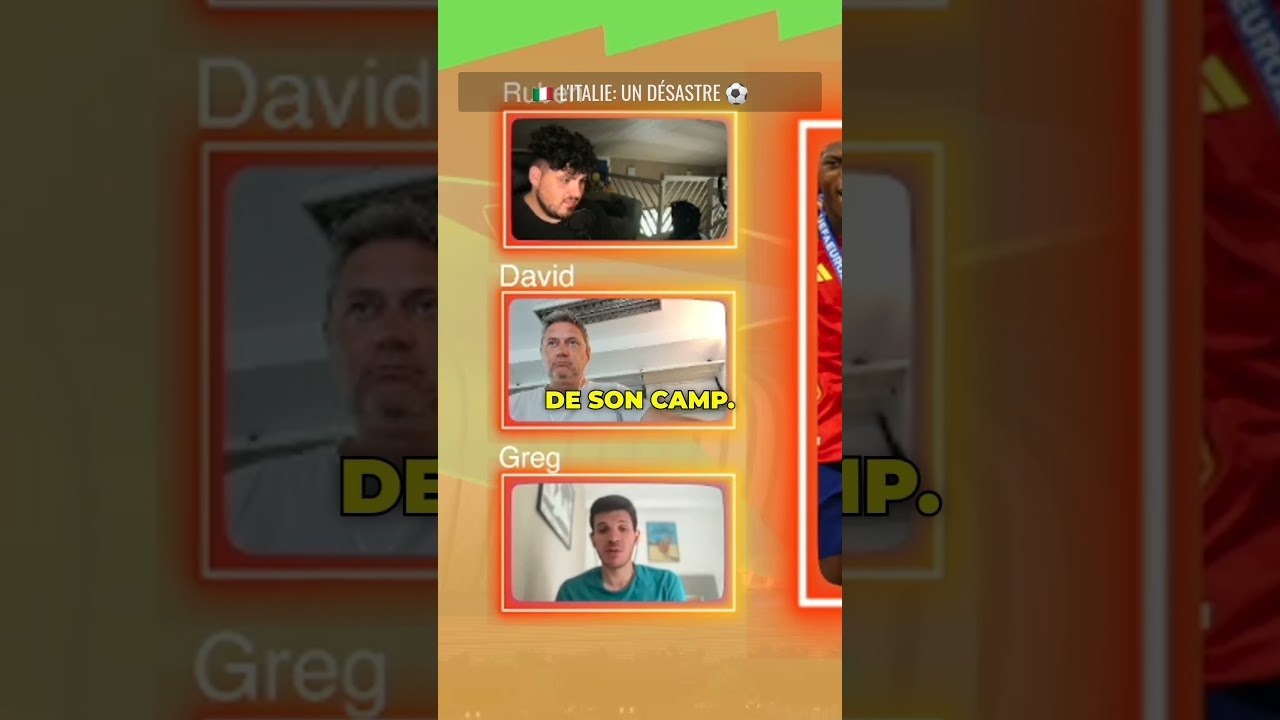 L'Italie, un desastre #football #foot #live
