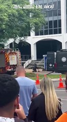 PM verifica mala suspeita abandonada na portaria do Ministério de Ciência e Tecnologia