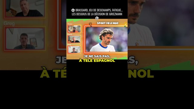 Brassard, jeu de Deschamps, fatigue... les dessous de la decision de Griezmann #football #foot