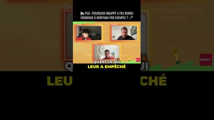 PSG  - Pourquoi Mbappe n'a pas rendu hommage a Montana par exemple  #foot #football #live
