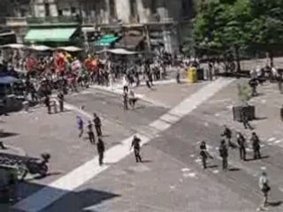 Lycéens VS CRS (suite), 22 mai