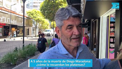 A 5 años de la muerte de Diego Maradona cómo lo recuerdan los platenses