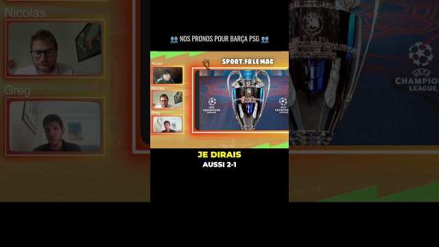 NOS PRONOS POUR BARÇA - PSG ! #foot #football #live #humour #coupedumonde #twitch #reaction #fifa
