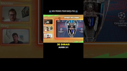 NOS PRONOS POUR BARÇA - PSG ! #foot #football #live #humour #coupedumonde #twitch #reaction #fifa