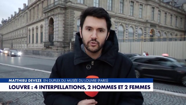 Vol au Louvre : deux hommes et deux femmes ont été interpellés