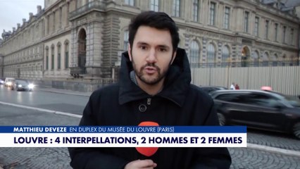 Vol au Louvre : deux hommes et deux femmes ont été interpellés