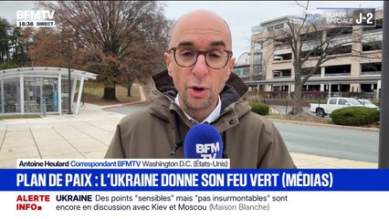 Plan de paix pour l'Ukraine: la Maison Blanche indique que "quelques détails sensibles, mais pas insurmontables", restent à régler