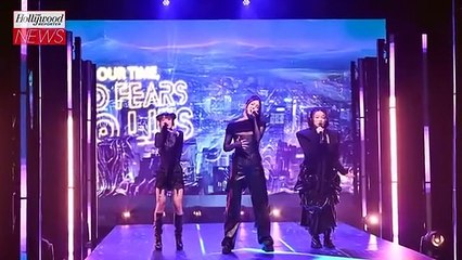 'KPop Demon Hunters' Trio Perform First Full Live Rendition of "Golden" on 'The Tonight Show' | THR News Video