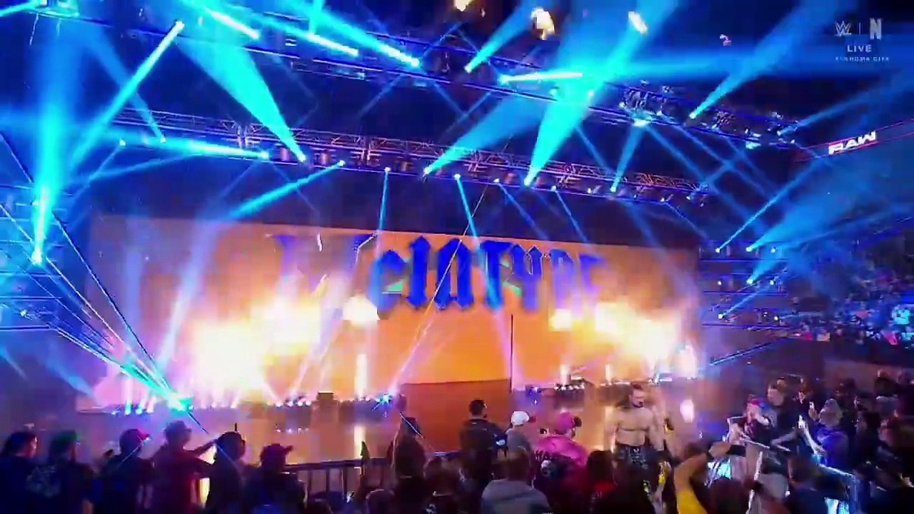 The Usos vs Drew McIntyre and Logan Paul tag team match WWE Raw 11/24/2025