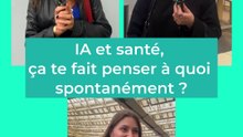 #Microtrottoirs 🎙️ | IA & Santé 