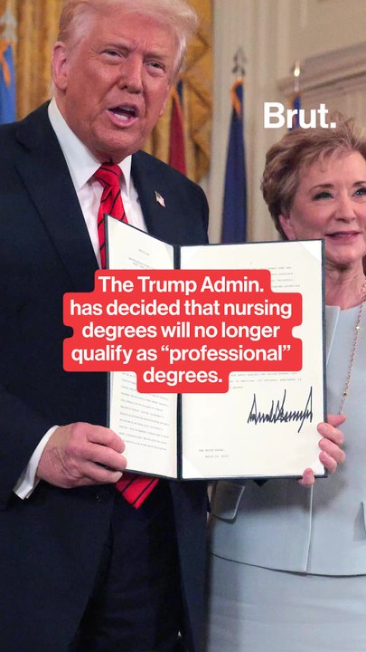 The Trump administration’s Department of Education reclassified nursing degrees as non-professional degrees.
