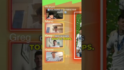 Real Madrid : Le jeu parfait pour Mbappe  #live #foot #football