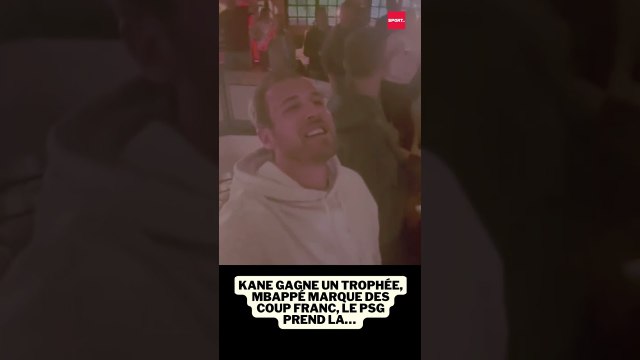 Kane gagne un trophée, Mbappé marque des coup franc, le PSG prend la… #football #foot #ldc