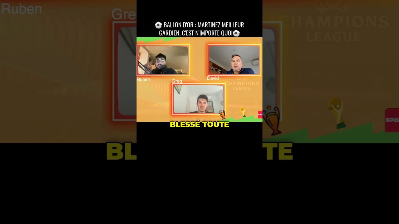 Ballon d'or : Martinez meilleur gardien c'est n'importe quoi... #football #foot