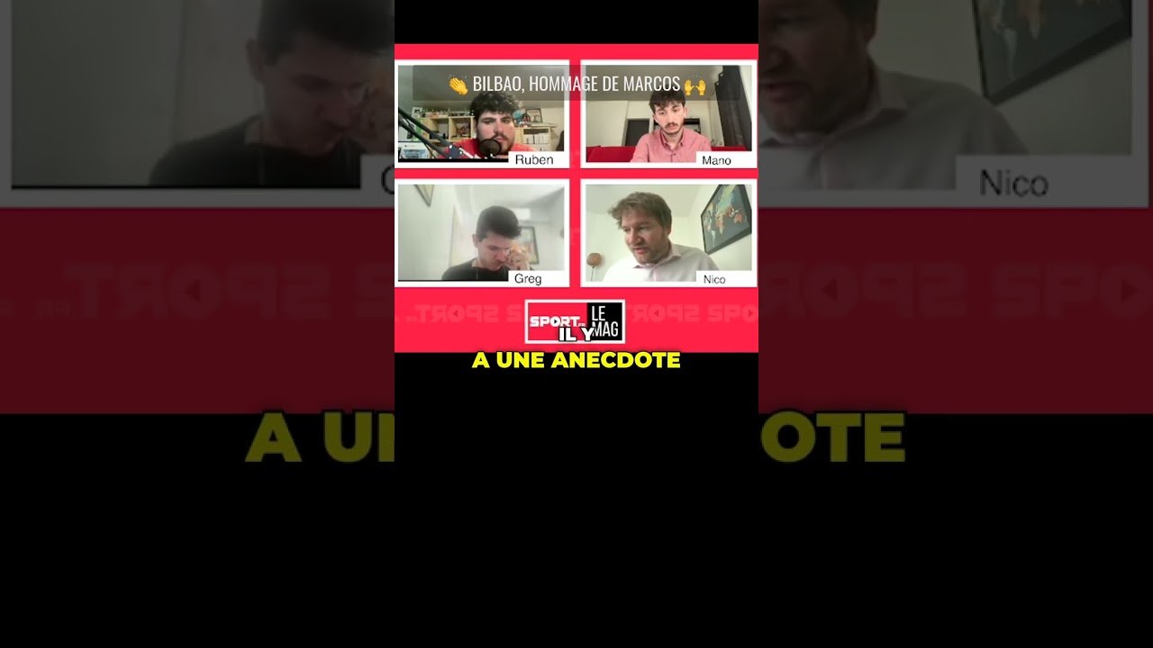 Bilbao : hommage De Marcos #football