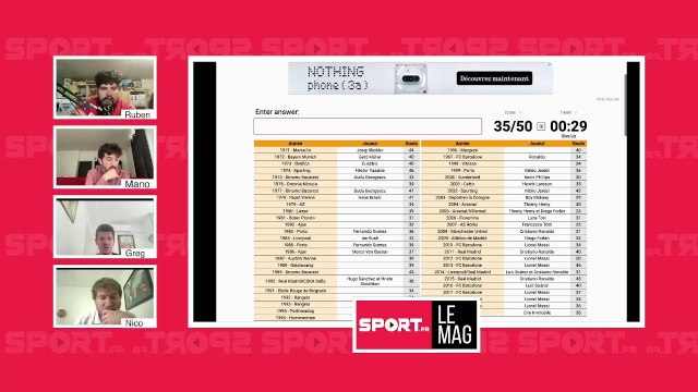 Une page se tourne au Real Madrid, pactole pour le PSG, NBA.. Venez discuter dans le Mag de Sport.fr