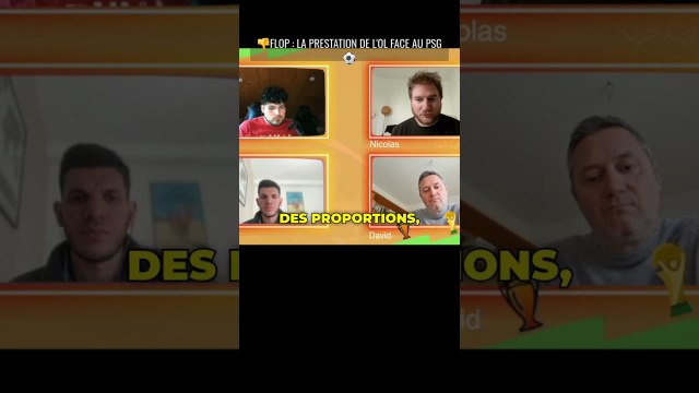 Flop : la prestation de l'OL face au PSG #foot #fifa #football