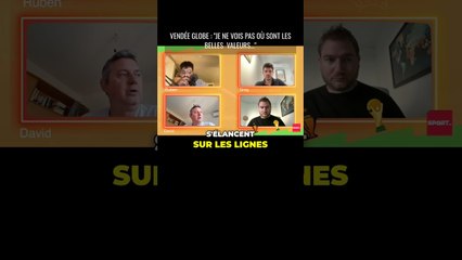 Vendee Globe : "Je ne vois pas ou sont les belles valeurs..." #live