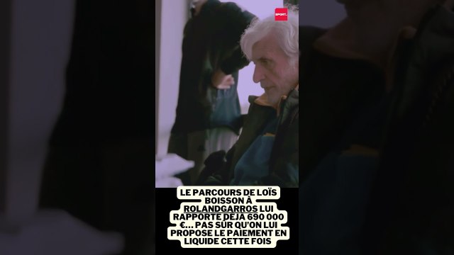 Le parcours de Loïs Boisson À RolandGarros lui rapporte déjà 690 000 €… #rg #tennis