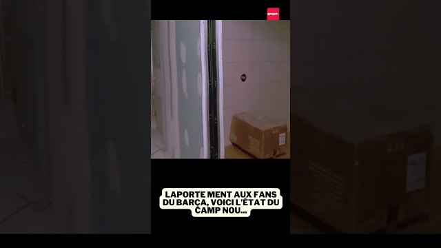 Laporte ment aux fans du Barça, voici l’état du Camp Nou... #football #barca #fcbarcelona