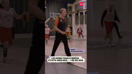 Les demi finale Brésil - États Unis des… + de 85 ans #basketball