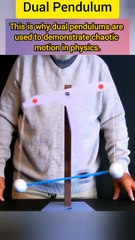 🔥 “Dual Pendulum Explained! Amazing Chaotic Motion 😲”#DualPendulum #ChaosTheory #Engineering #Physic